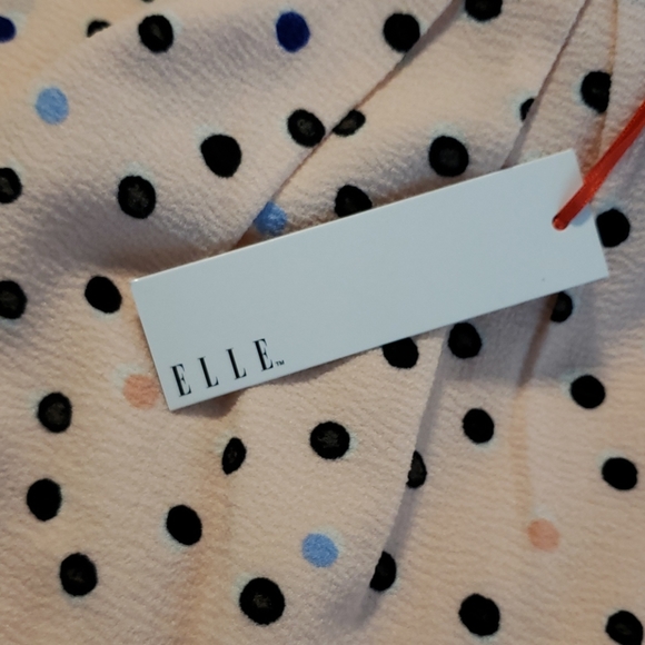 ELLE Pebble Pink Sleeveless DOT Dress - Picture 9 of 12